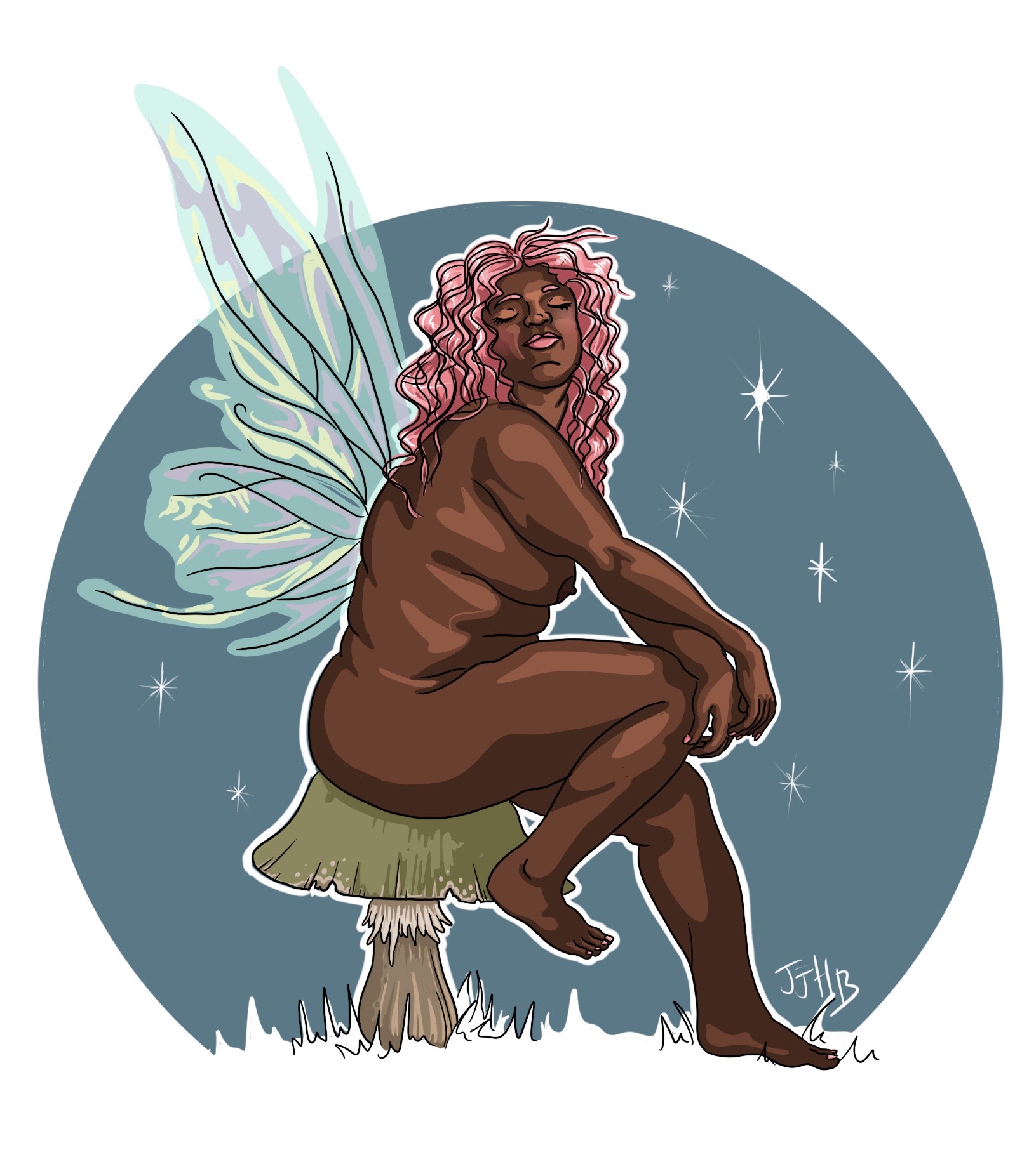 Illustration Inktober Fairy