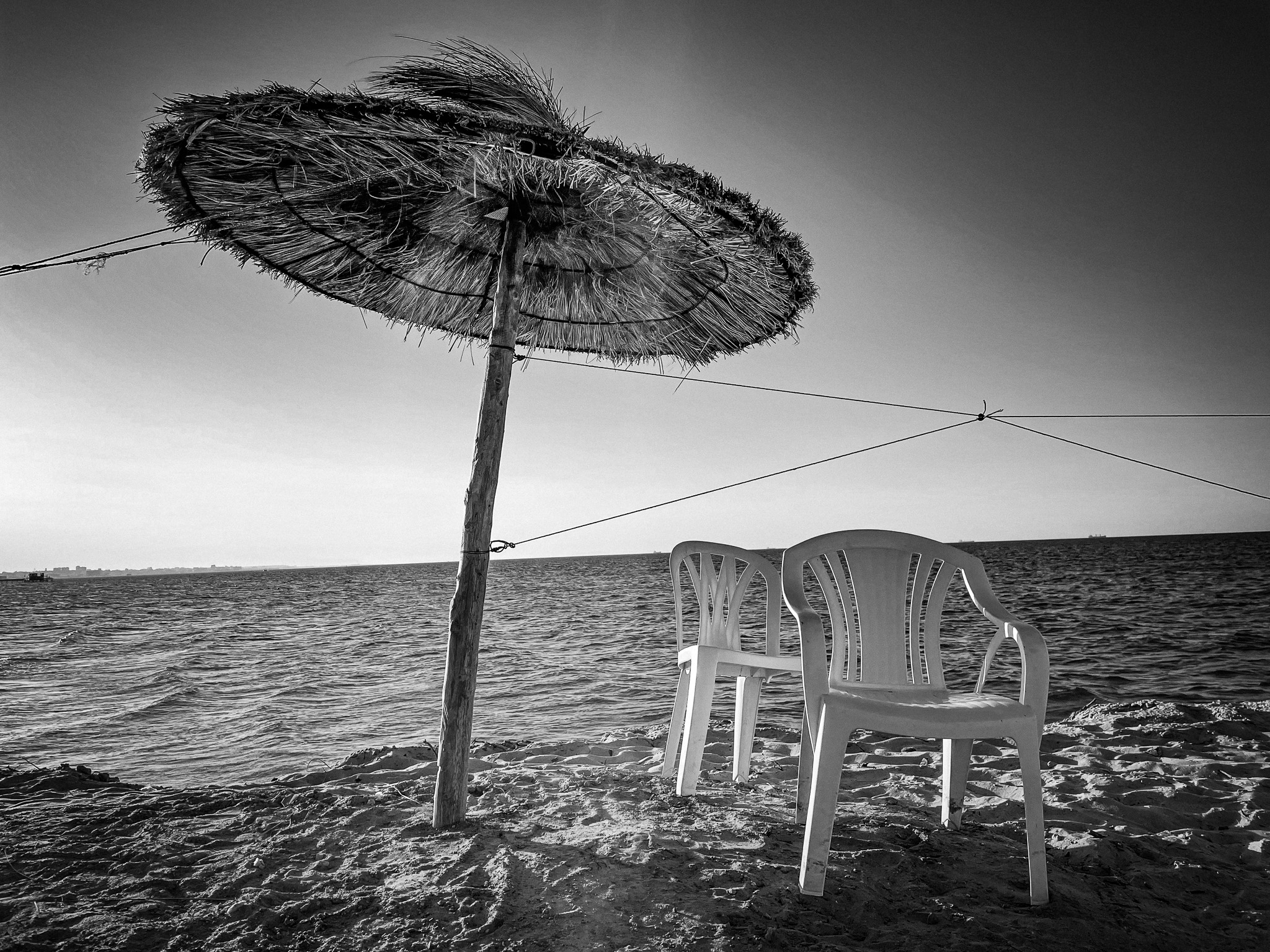 black and white Photography Beach Marocco