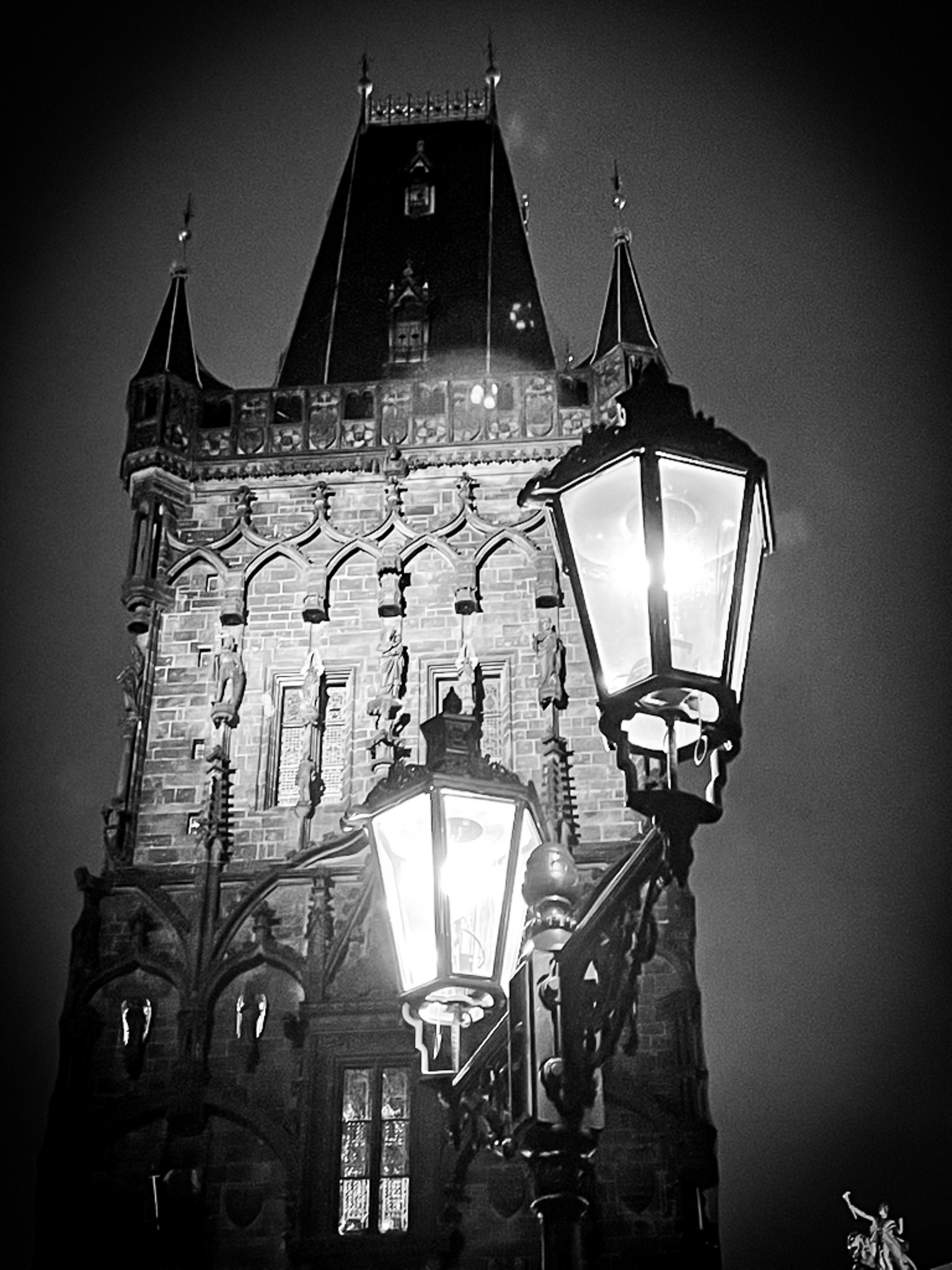 black and white Photography Prague